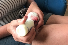 6:24 5:35 feeding Clifford