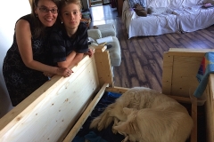 23-09 Coreen and Cash visiting 2