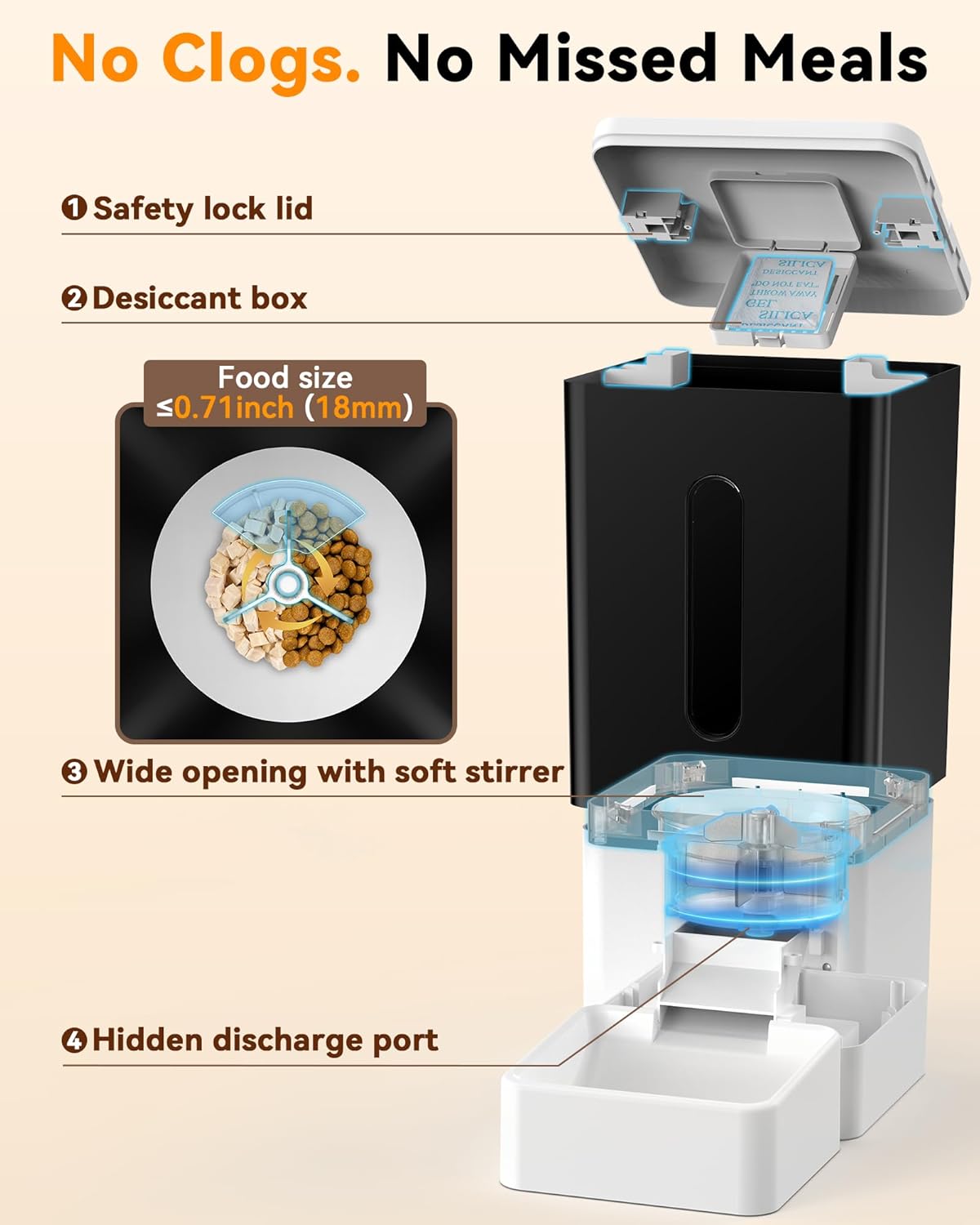 UTCG large breed automatic dog feeder 3